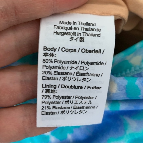 Crewcuts Girls Zip Up Rash Guard One Piece Swimsuit UPF 50 Girls 8 Tie Dye Blue - Picture 5 of 15